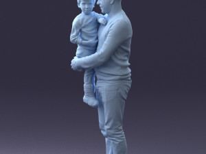 father and son 1226 3d print ready 3D 프린트 모델