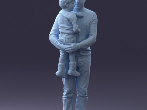father and son 1226 3d print ready 3D 프린트 모델