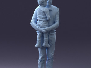 father and son 1226 3d print ready 3D 프린트 모델