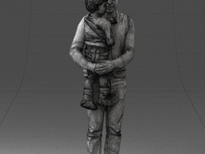 father and son 1226 3d print ready 3D 프린트 모델