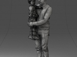 father and son 1226 3d print ready 3D 프린트 모델
