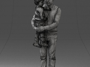father and son 1226 3d print ready 3D 프린트 모델