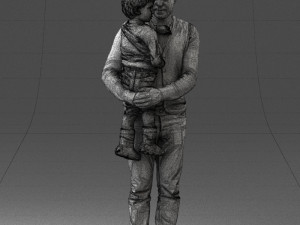 father and son 1226 3d print ready 3D 프린트 모델