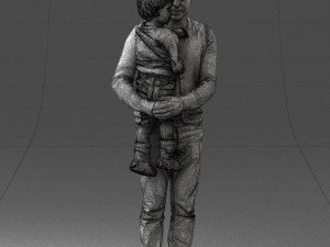 father and son 1226 3d print ready 3D 프린트 모델