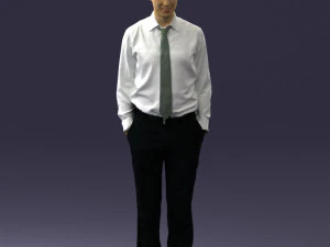 office worker 0920 3D Model