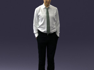 office worker 0920 3D Model