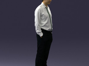 office worker 0920 3D Model