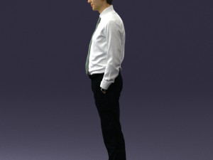 office worker 0920 3D Model
