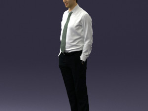 office worker 0920 3D Model