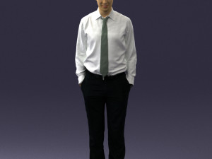 office worker 0920 3D Model