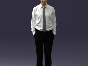 office worker 0920 3D Model