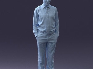 office worker 0920 3D Model