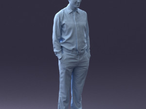 office worker 0920 3D Model