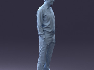 office worker 0920 3D Model