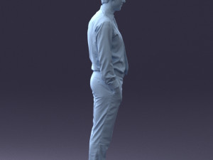 office worker 0920 3D Model