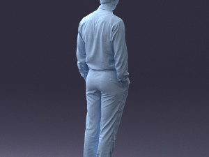 office worker 0920 3D Model
