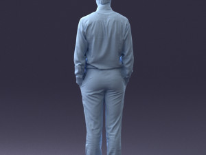 office worker 0920 3D Model