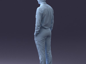 office worker 0920 3D Model