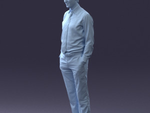 office worker 0920 3D Model