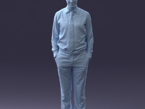 office worker 0920 3D Model