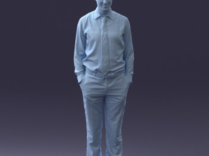 office worker 0920 3D Model
