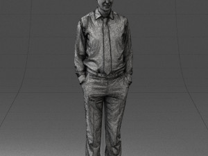 office worker 0920 3D Model