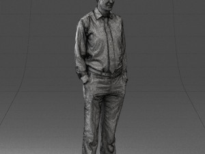 office worker 0920 3D Model