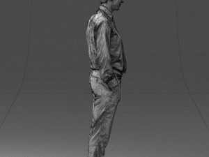 office worker 0920 3D Model