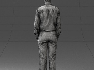 office worker 0920 3D Model