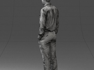 office worker 0920 3D Model