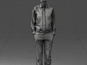 office worker 0920 3D Model