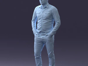 style man 082 3D Model