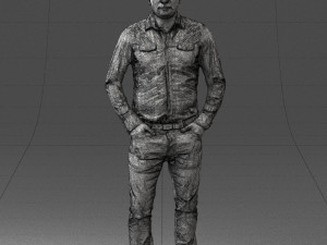 style man 082 Model 3D
