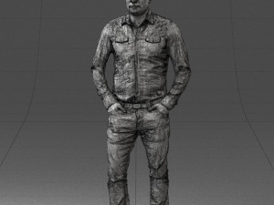 style man 082 Model 3D