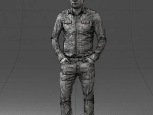 style man 082 3D Model