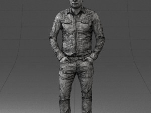 style man 082 Model 3D