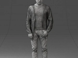 мужчина позировал 0815 3D Модель