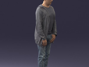 man posed 0815 3d print ready 3D प्रिंट मॉडल