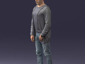 man posed 0815 3d print ready 3D Print Model