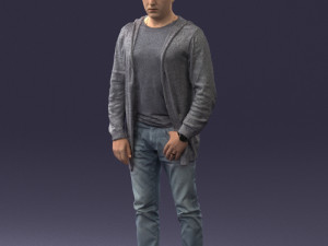 man posed 0815 3d print ready 3D प्रिंट मॉडल