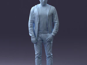 man posed 0815 3d print ready 3D Print Model
