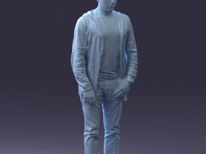 man posed 0815 3d print ready 3D Print Model