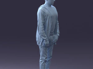 man posed 0815 3d print ready 3D Print Model