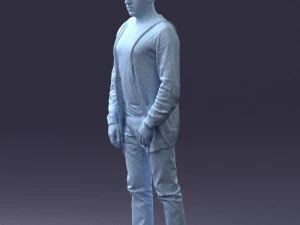 man posed 0815 3d print ready 3D Print Model