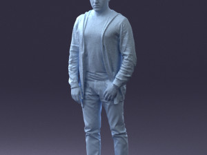 man posed 0815 3d print ready 3D प्रिंट मॉडल