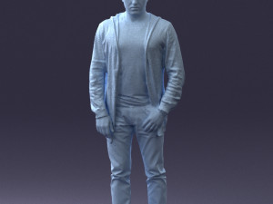 man posed 0815 3d print ready 3D प्रिंट मॉडल