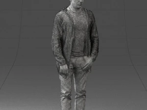 man posed 0815 3d print ready 3D Print Model