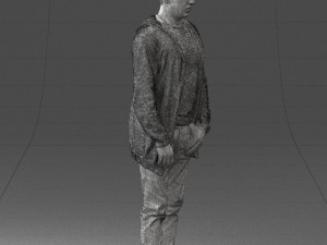 man posed 0815 3d print ready 3D प्रिंट मॉडल