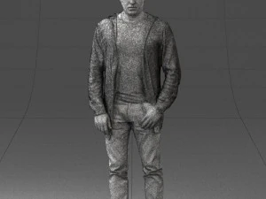 man posed 0815 3d print ready 3D Print Model