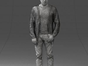man posed 0815 3d print ready 3D प्रिंट मॉडल